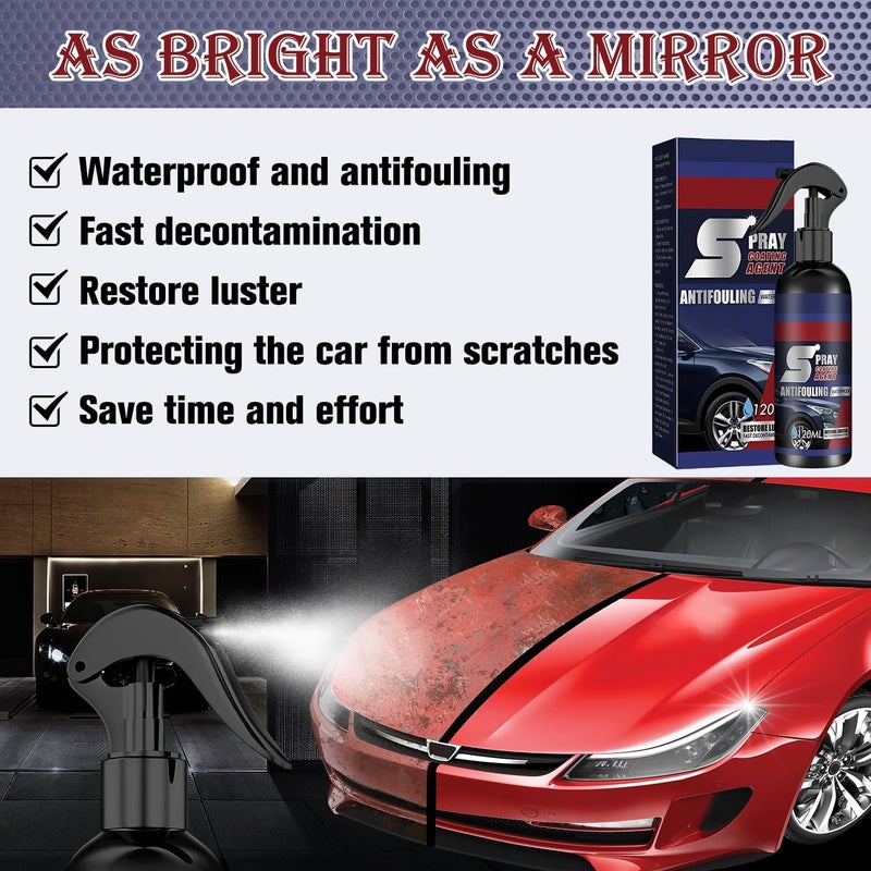 Compensai Rayhong An-tifouling Spray,An-tifouling Spray for Cars,Multi-Functional Coating Renewal Agent Sp ray,Rayhong S pray Coating Agent,3 in 1 High Protection Quick(2Pcs) - Image 3
